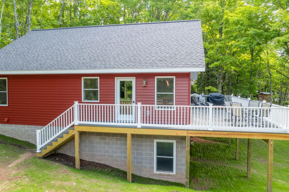 Exterior of McGann supplied home 