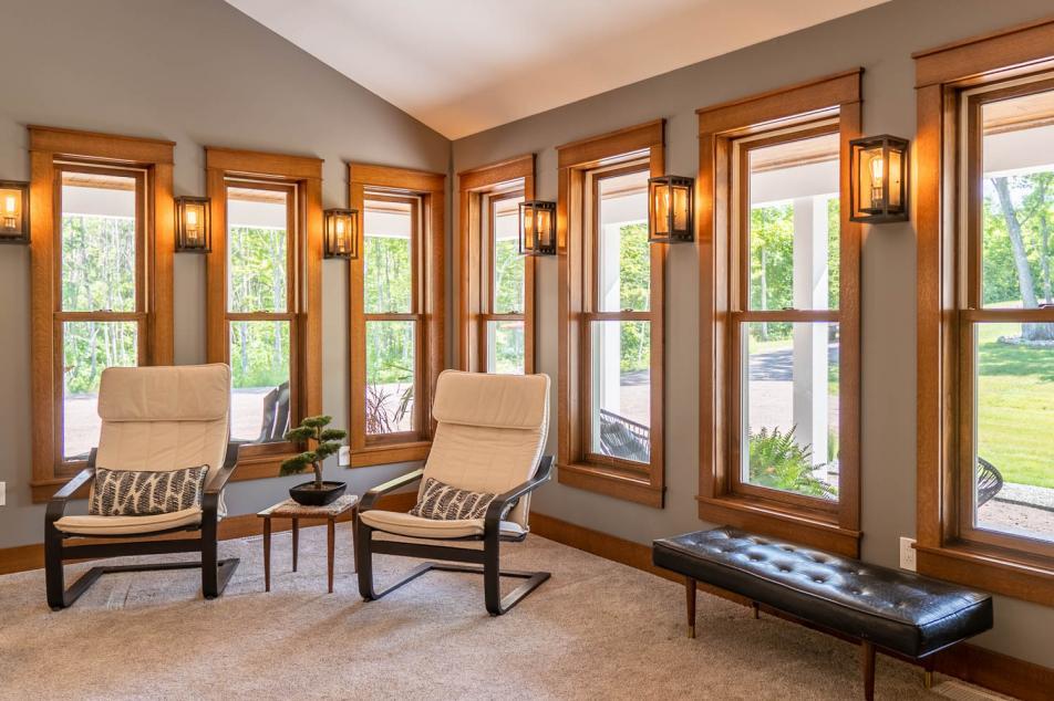 window wall supplied by McGann 